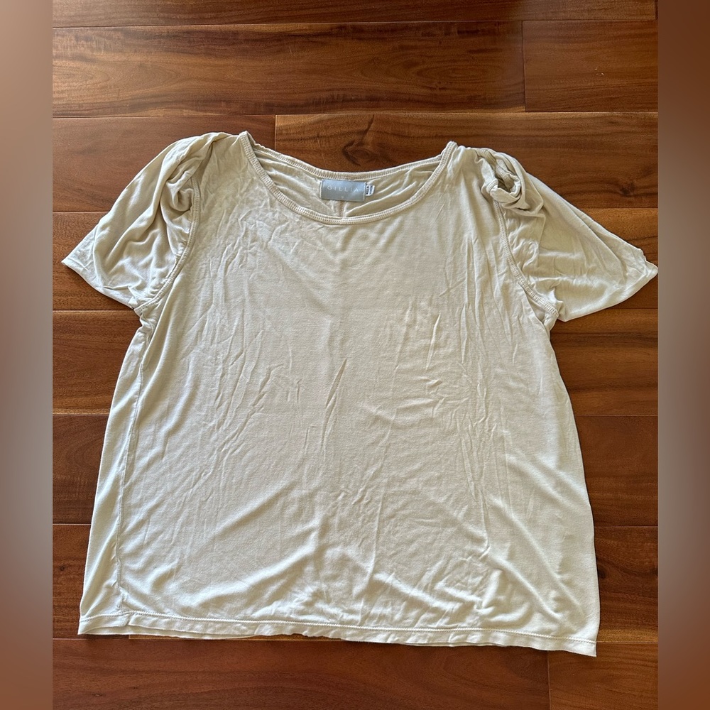 Gillia beige t-shirt - size S